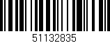 Código de barras (EAN, GTIN, SKU, ISBN): '51132835'