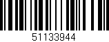 Código de barras (EAN, GTIN, SKU, ISBN): '51133944'