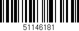 Código de barras (EAN, GTIN, SKU, ISBN): '51146181'