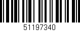 Código de barras (EAN, GTIN, SKU, ISBN): '51197340'