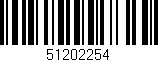 Código de barras (EAN, GTIN, SKU, ISBN): '51202254'