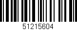 Código de barras (EAN, GTIN, SKU, ISBN): '51215604'