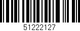 Código de barras (EAN, GTIN, SKU, ISBN): '51222127'