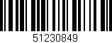 Código de barras (EAN, GTIN, SKU, ISBN): '51230849'