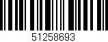 Código de barras (EAN, GTIN, SKU, ISBN): '51258693'