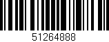 Código de barras (EAN, GTIN, SKU, ISBN): '51264888'