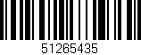 Código de barras (EAN, GTIN, SKU, ISBN): '51265435'