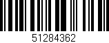 Código de barras (EAN, GTIN, SKU, ISBN): '51284362'