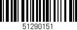 Código de barras (EAN, GTIN, SKU, ISBN): '51290151'