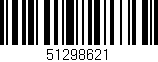 Código de barras (EAN, GTIN, SKU, ISBN): '51298621'