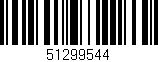 Código de barras (EAN, GTIN, SKU, ISBN): '51299544'