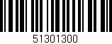 Código de barras (EAN, GTIN, SKU, ISBN): '51301300'