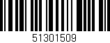 Código de barras (EAN, GTIN, SKU, ISBN): '51301509'