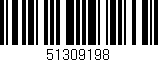 Código de barras (EAN, GTIN, SKU, ISBN): '51309198'