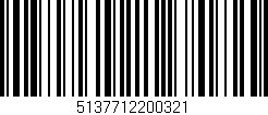 Código de barras (EAN, GTIN, SKU, ISBN): '5137712200321'