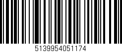 Código de barras (EAN, GTIN, SKU, ISBN): '5139954051174'