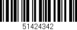 Código de barras (EAN, GTIN, SKU, ISBN): '51424342'