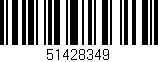 Código de barras (EAN, GTIN, SKU, ISBN): '51428349'