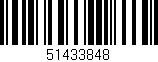 Código de barras (EAN, GTIN, SKU, ISBN): '51433848'