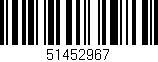 Código de barras (EAN, GTIN, SKU, ISBN): '51452967'