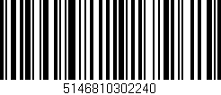 Código de barras (EAN, GTIN, SKU, ISBN): '5146810302240'