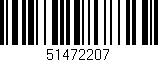 Código de barras (EAN, GTIN, SKU, ISBN): '51472207'