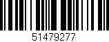 Código de barras (EAN, GTIN, SKU, ISBN): '51479277'