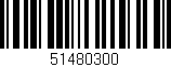 Código de barras (EAN, GTIN, SKU, ISBN): '51480300'