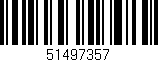 Código de barras (EAN, GTIN, SKU, ISBN): '51497357'