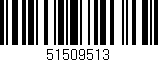 Código de barras (EAN, GTIN, SKU, ISBN): '51509513'