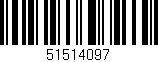 Código de barras (EAN, GTIN, SKU, ISBN): '51514097'