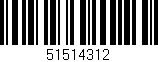 Código de barras (EAN, GTIN, SKU, ISBN): '51514312'