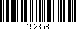Código de barras (EAN, GTIN, SKU, ISBN): '51523580'