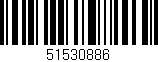 Código de barras (EAN, GTIN, SKU, ISBN): '51530886'