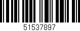 Código de barras (EAN, GTIN, SKU, ISBN): '51537897'