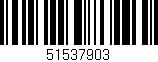 Código de barras (EAN, GTIN, SKU, ISBN): '51537903'