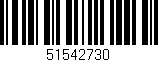 Código de barras (EAN, GTIN, SKU, ISBN): '51542730'