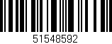 Código de barras (EAN, GTIN, SKU, ISBN): '51548592'