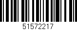 Código de barras (EAN, GTIN, SKU, ISBN): '51572217'
