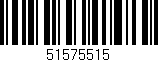 Código de barras (EAN, GTIN, SKU, ISBN): '51575515'