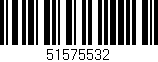 Código de barras (EAN, GTIN, SKU, ISBN): '51575532'