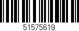 Código de barras (EAN, GTIN, SKU, ISBN): '51575619'