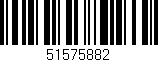 Código de barras (EAN, GTIN, SKU, ISBN): '51575882'