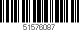 Código de barras (EAN, GTIN, SKU, ISBN): '51576087'