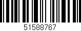 Código de barras (EAN, GTIN, SKU, ISBN): '51588767'