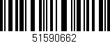 Código de barras (EAN, GTIN, SKU, ISBN): '51590662'