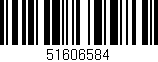 Código de barras (EAN, GTIN, SKU, ISBN): '51606584'