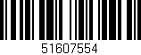 Código de barras (EAN, GTIN, SKU, ISBN): '51607554'