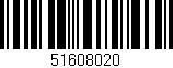 Código de barras (EAN, GTIN, SKU, ISBN): '51608020'