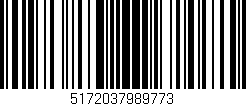 Código de barras (EAN, GTIN, SKU, ISBN): '5172037989773'